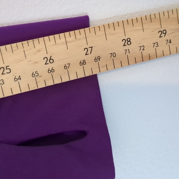 Adidas Climalite Shirt Women's Large Purple Long Sleeve Running Athletic 1/4 Zip - Picture 9 of 9